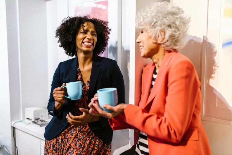 women talking