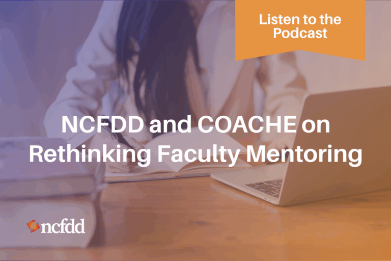 NCFDD harvard COACHE podcast