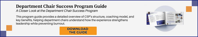 Department Chair Success Program Guide Download