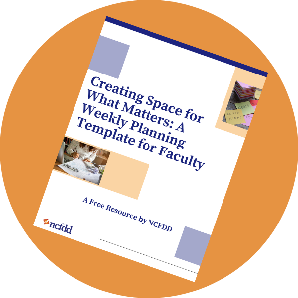 weekly planning template website preview image