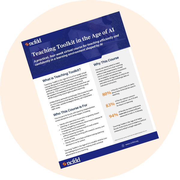 Toolkit Guide Teaching Toolkit Guide - Thank you - NCFDD