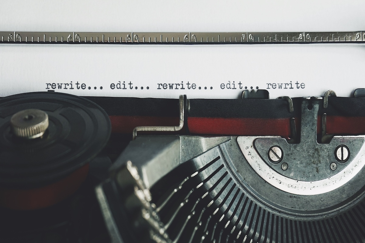 Scholar revising a book manuscript for academic publication